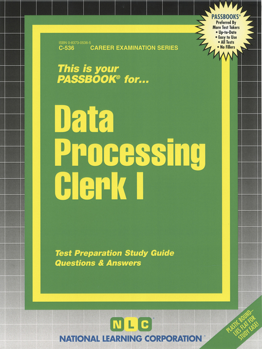 Title details for Data Processing Clerk I by Michael Rudman - Available